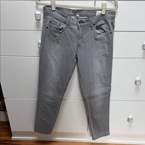rag & bone Slim Ankle Jeans in Gray
